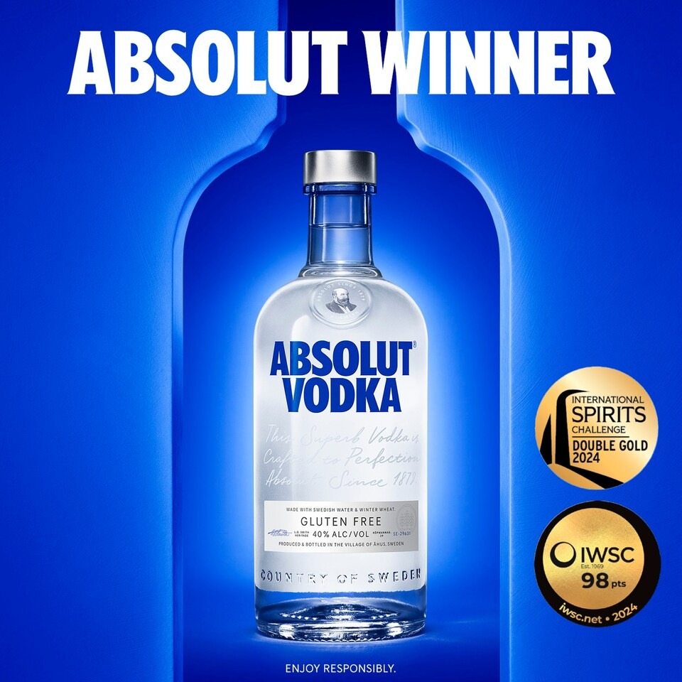 Absolut Swedish Vodka 70Cl