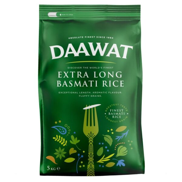 Daawat Extra Long Basmati Rice 5kg