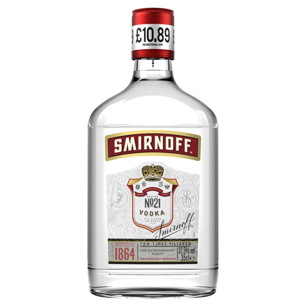 Smirnoff No. 21 Vodka 37.5% Vol 35cl
