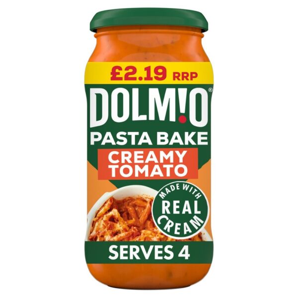 Dolmio Pasta Bake Sauce Creamy Tomato 450g