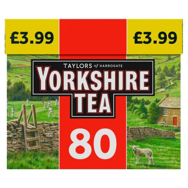 Yorkshire Tea 80 Tea Bags 250g